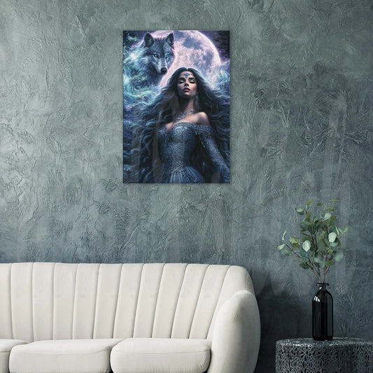 Spirit Guide - Wolf  - Canvas  Wall Art