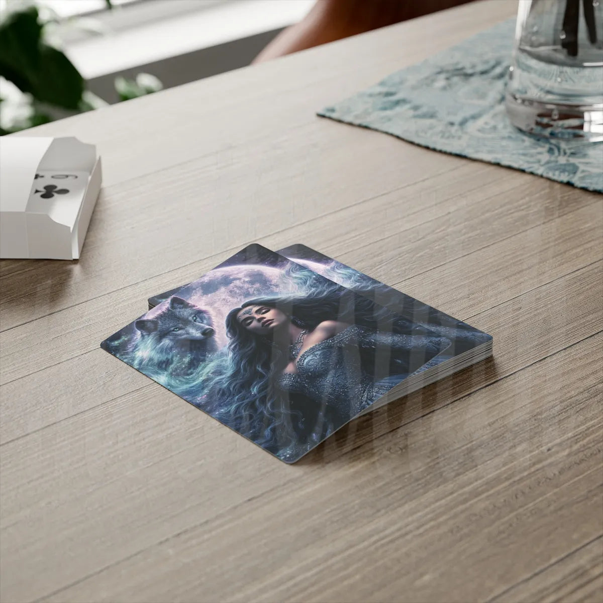 Spirit Guide - Wolf - Deck of 54 Playing Cards