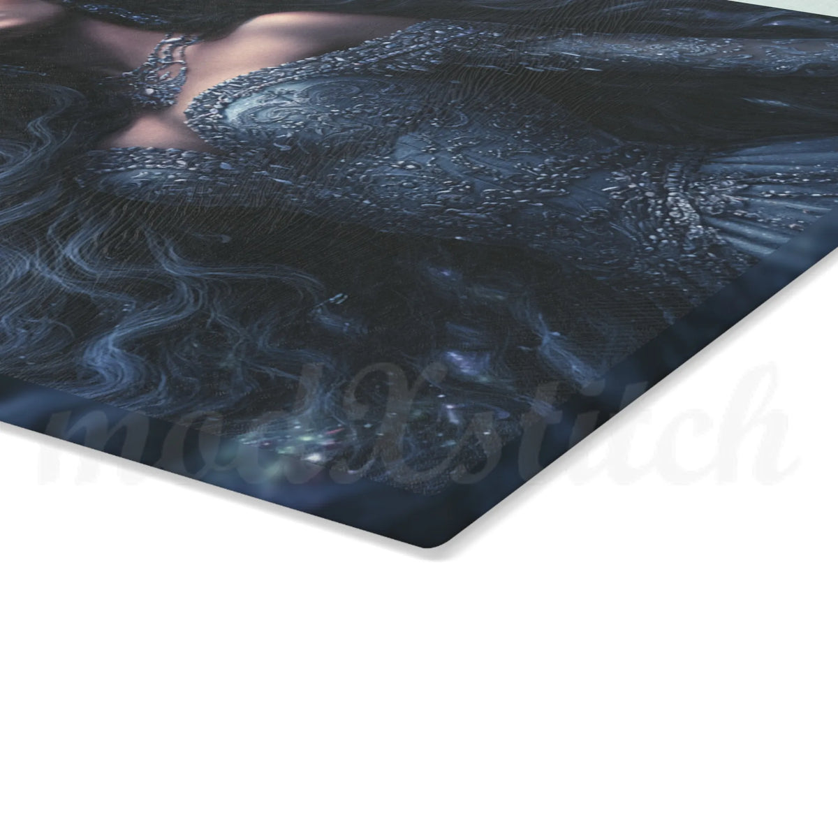 Spirit Guide - Wolf - Tempered Glass Cutting Board