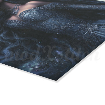 Spirit Guide - Wolf - Tempered Glass Cutting Board