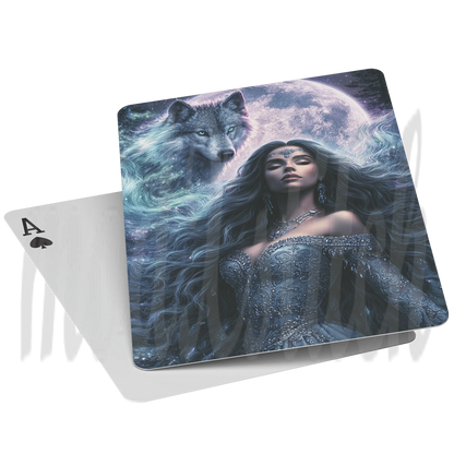 Spirit Guide - Wolf - Deck of 54 Playing Cards