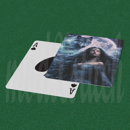 Spirit Guide - Wolf - Deck of 54 Playing Cards