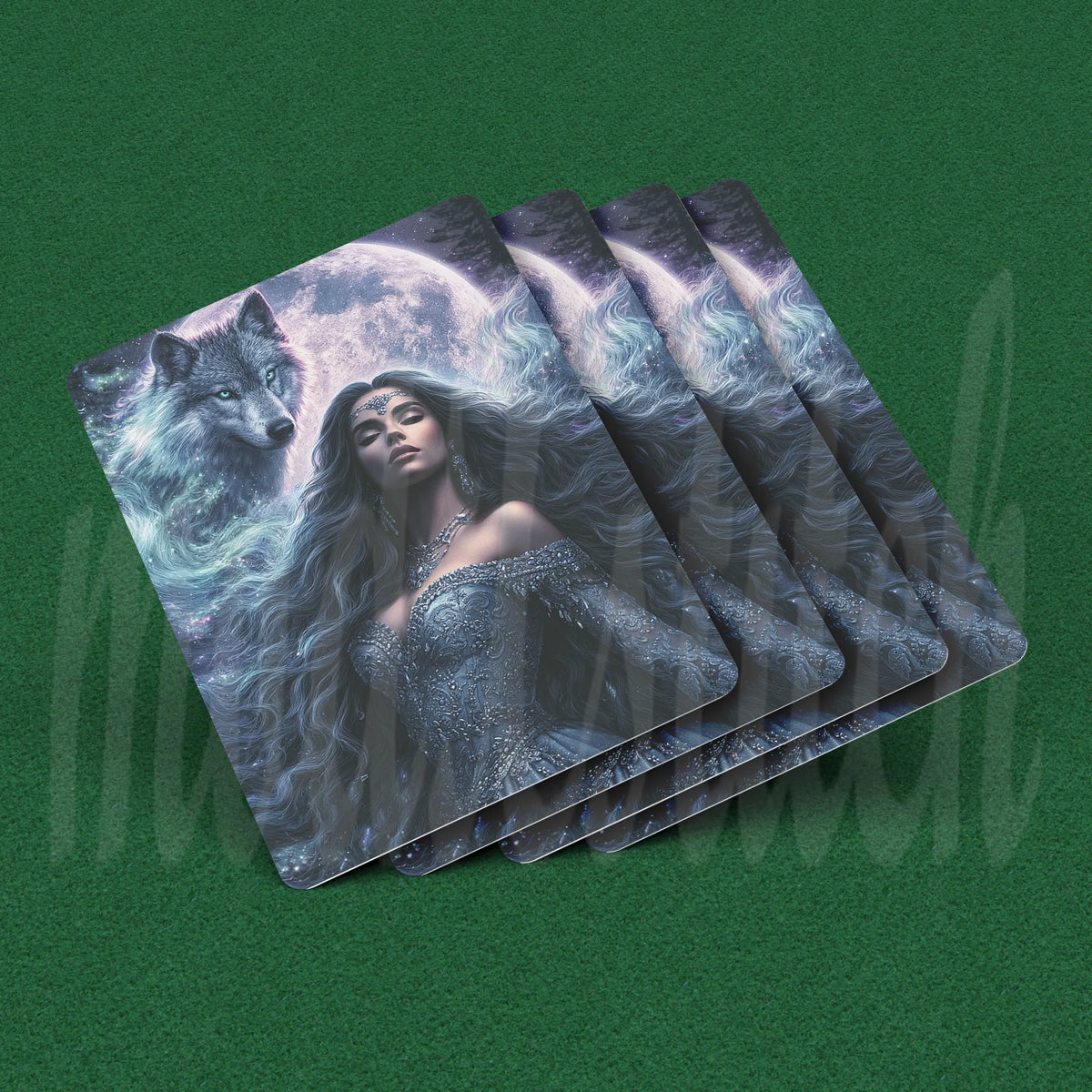 Spirit Guide - Wolf - Deck of 54 Playing Cards