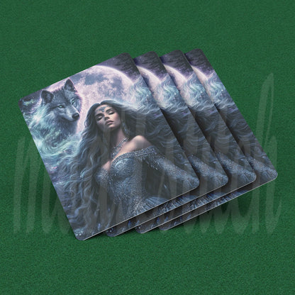 Spirit Guide - Wolf - Deck of 54 Playing Cards
