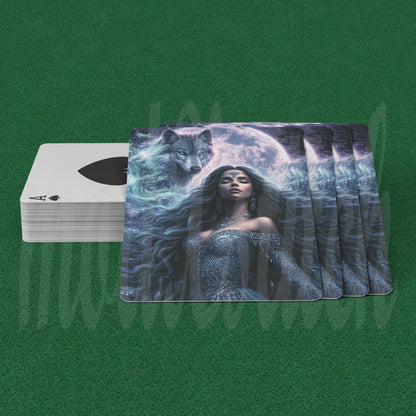 Spirit Guide - Wolf - Deck of 54 Playing Cards