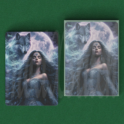 Spirit Guide - Wolf - Deck of 54 Playing Cards