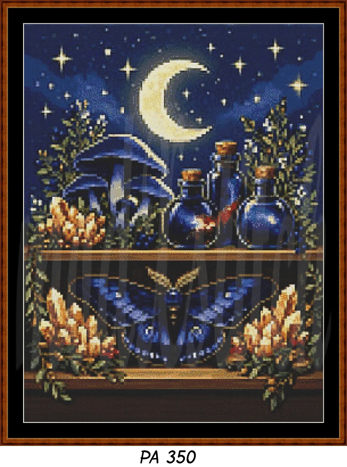 Witch's Shelf - Air Cross Stitch Pattern | Modern Illustrative Series (150/250/350 Size Bundle)