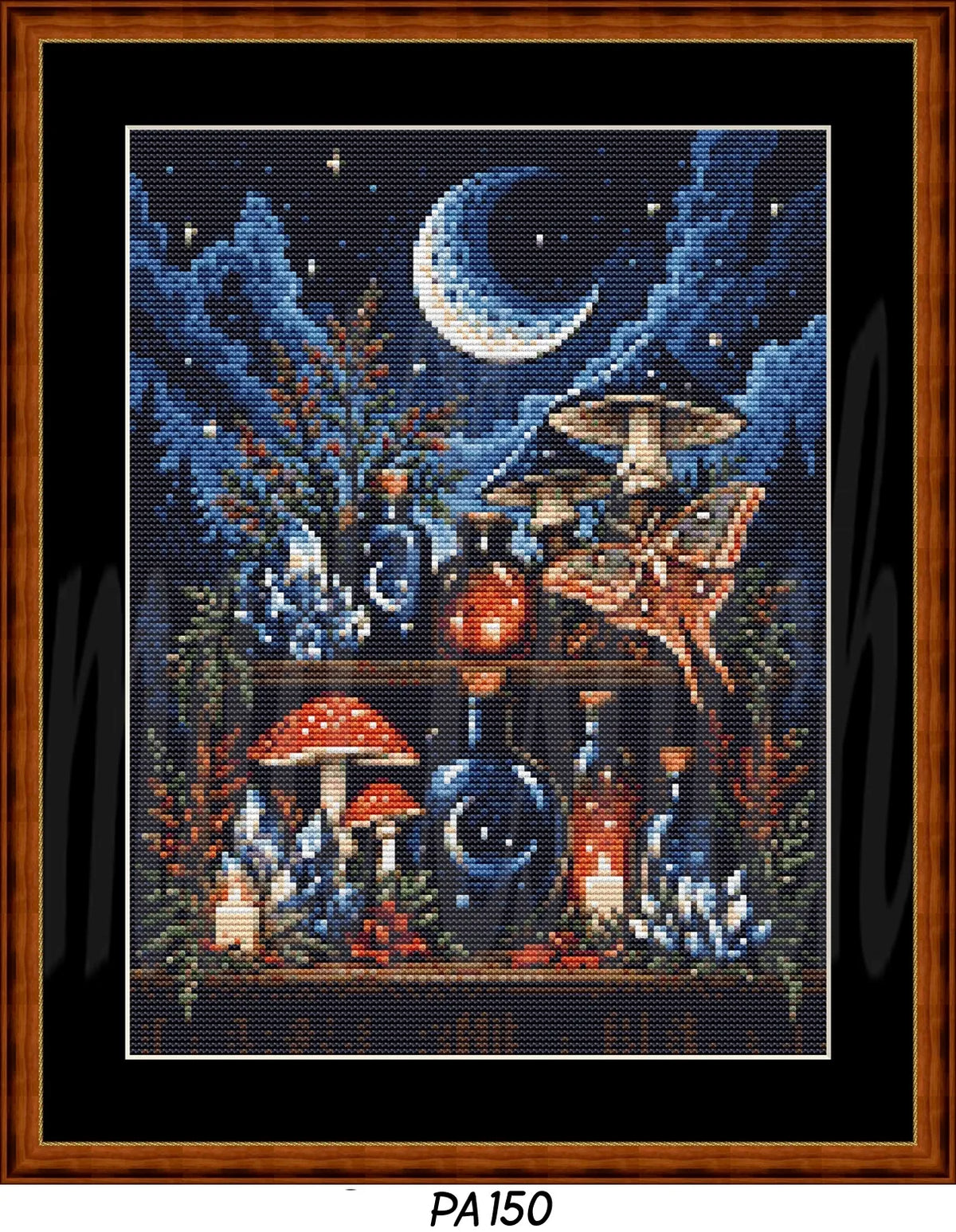 Witch's Shelf - Fire Cross Stitch Pattern | Modern Illustrative Series (150/250/350 Size Bundle)