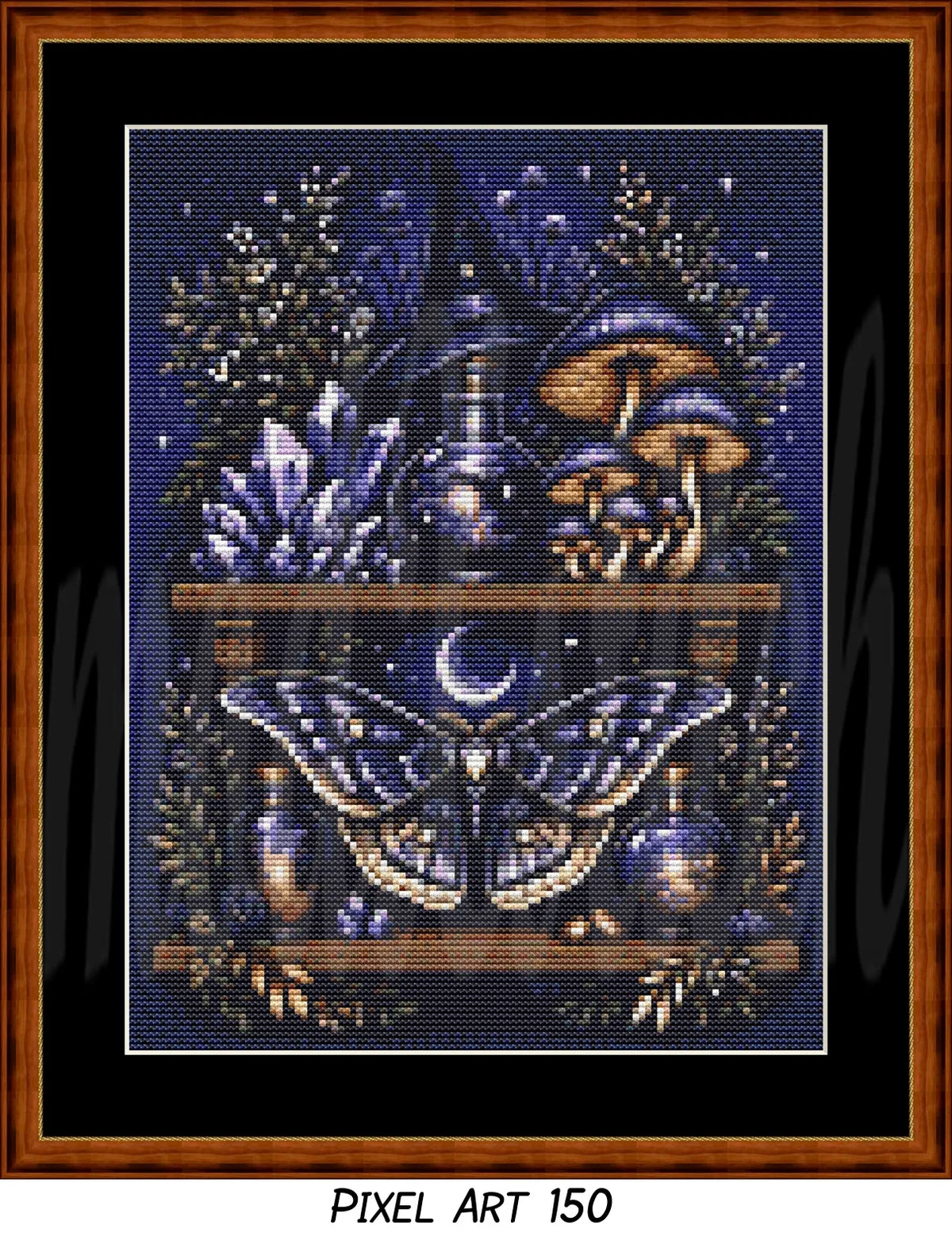Witch's Shelf - Spirit (Pixel Art) Cross Stitch Pattern PDF Bundle