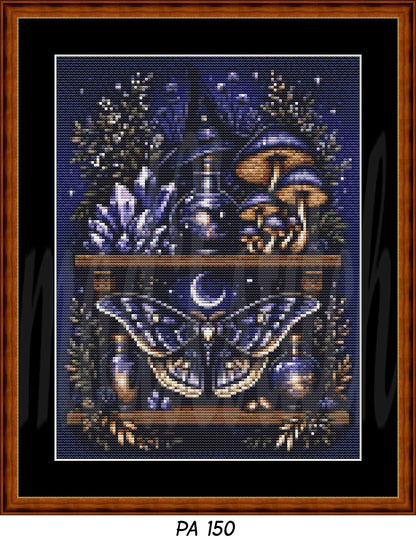 Witch's Shelf - Spirit Cross Stitch Pattern | Modern Illustrative Series (150/250/350 Size Bundle)