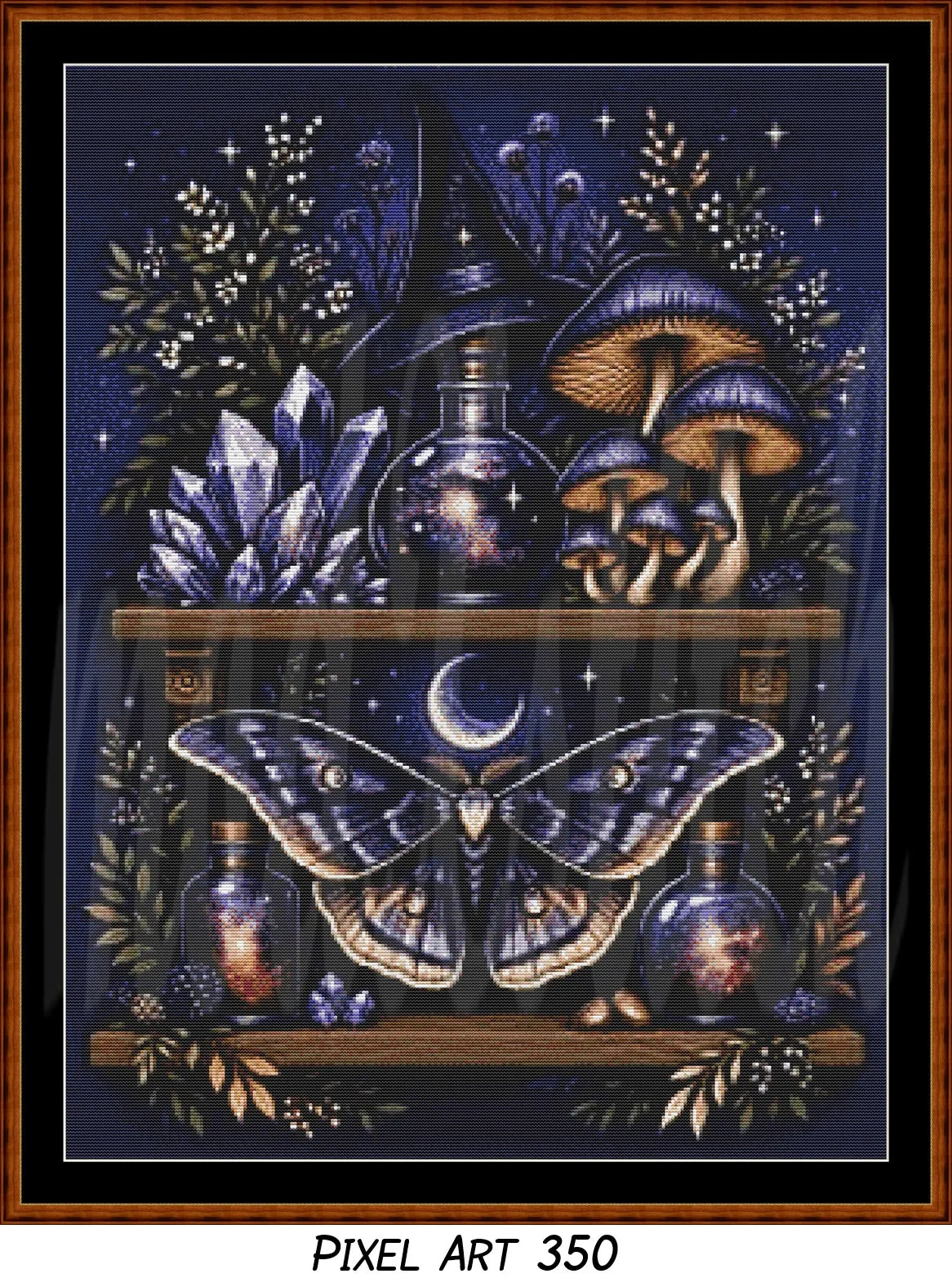 Witch's Shelf - Spirit (Pixel Art) Cross Stitch Pattern PDF Bundle