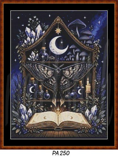 Witch's Shelf - Water Cross Stitch Pattern | Modern Illustrative Series (150/250/350 Size Bundle)