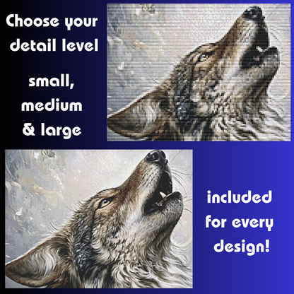 The Seasonal Wolves Complete Premium Digital Art Mega-Bundle (All 4 Seasons) Cross Stitch Pattern PDFs