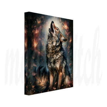Wolf of Autumn - Canvas  Wall Art