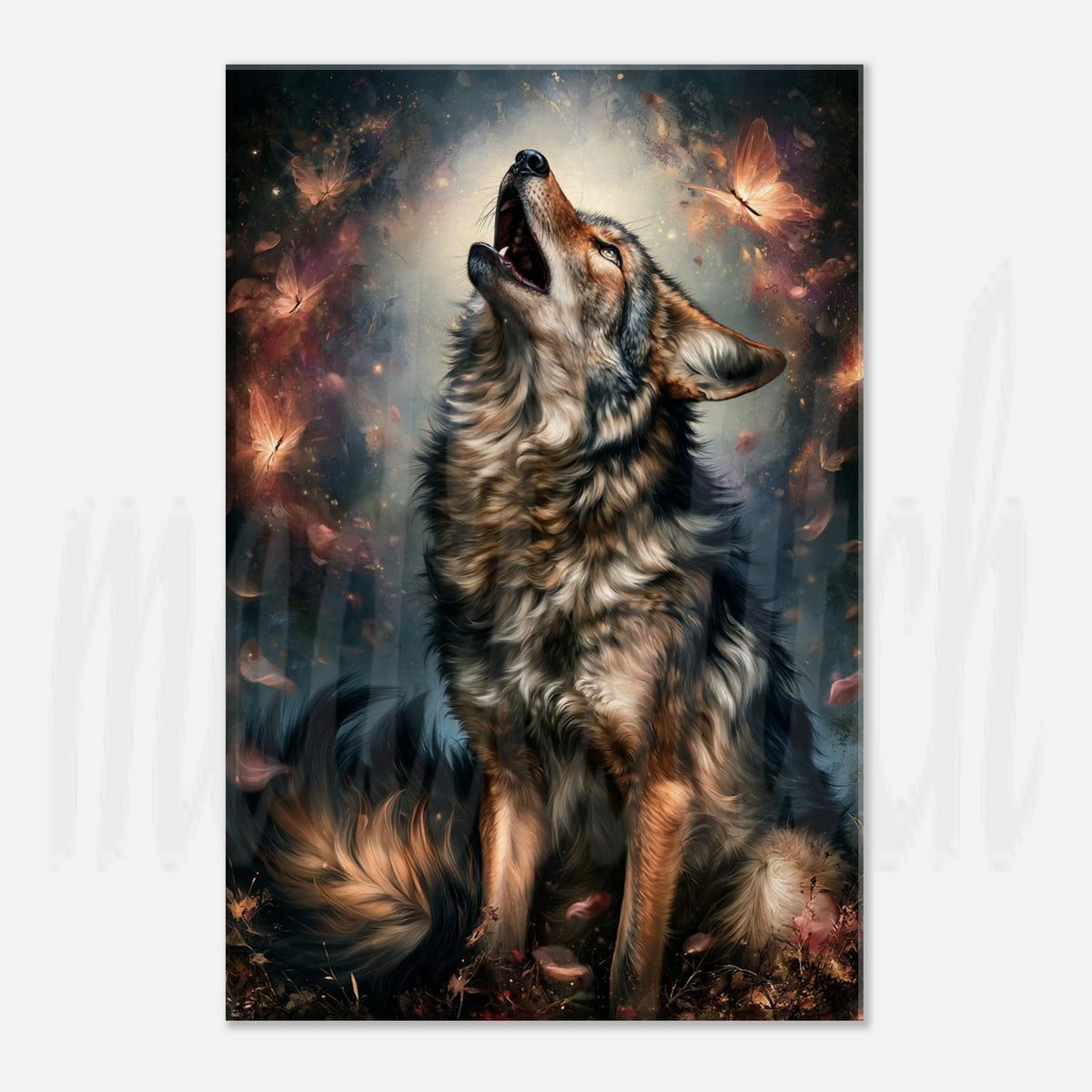 Wolf of Autumn - Canvas  Wall Art