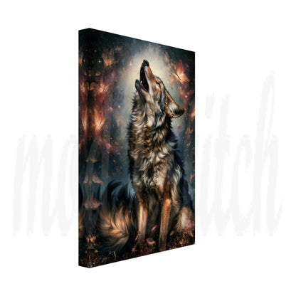 Wolf of Autumn - Canvas  Wall Art