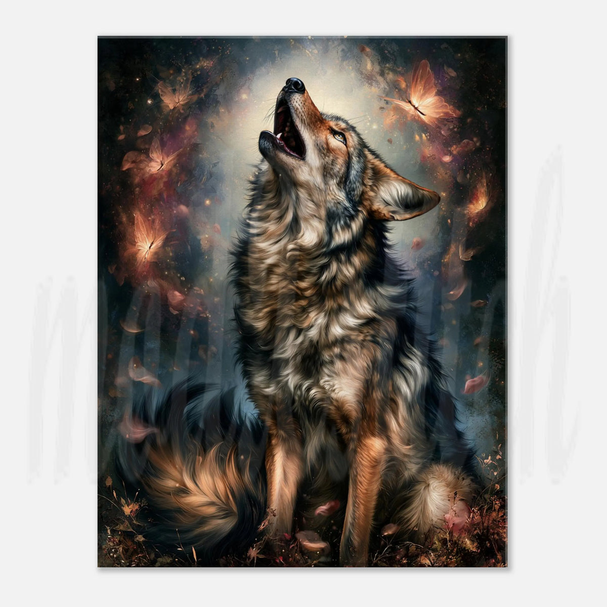 Wolf of Autumn - Canvas  Wall Art