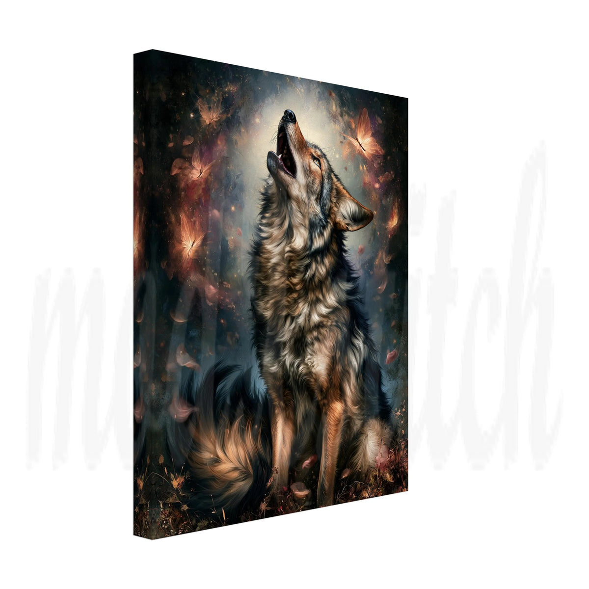 Wolf of Autumn - Canvas  Wall Art
