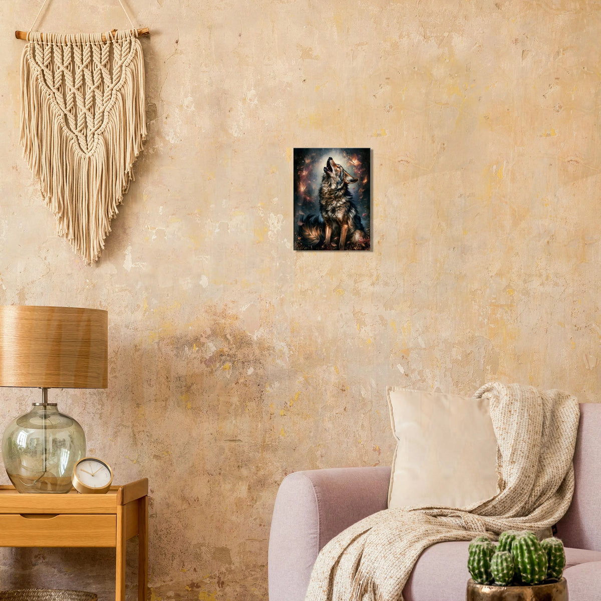 Wolf of Autumn - Canvas  Wall Art