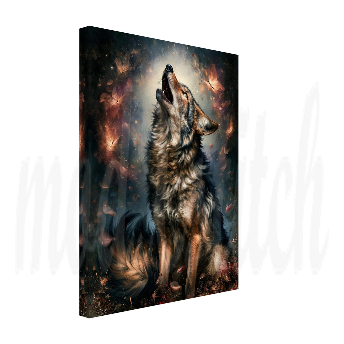 Wolf of Autumn - Canvas  Wall Art