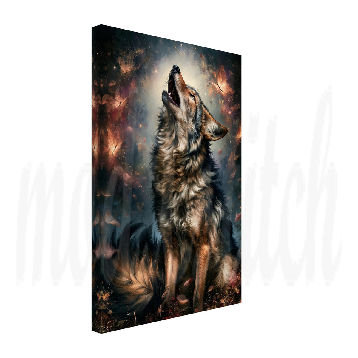 Wolf of Autumn - Canvas  Wall Art