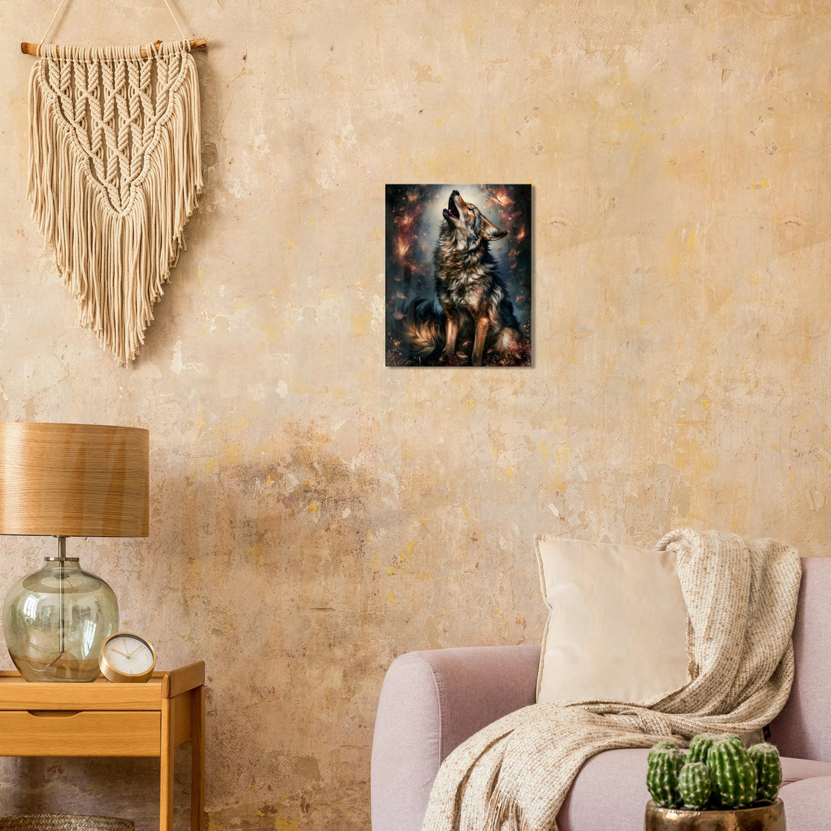 Wolf of Autumn - Canvas  Wall Art