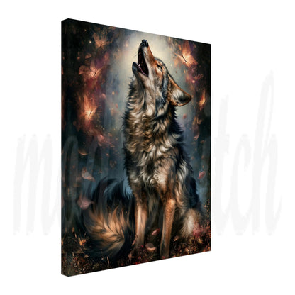 Wolf of Autumn - Canvas  Wall Art