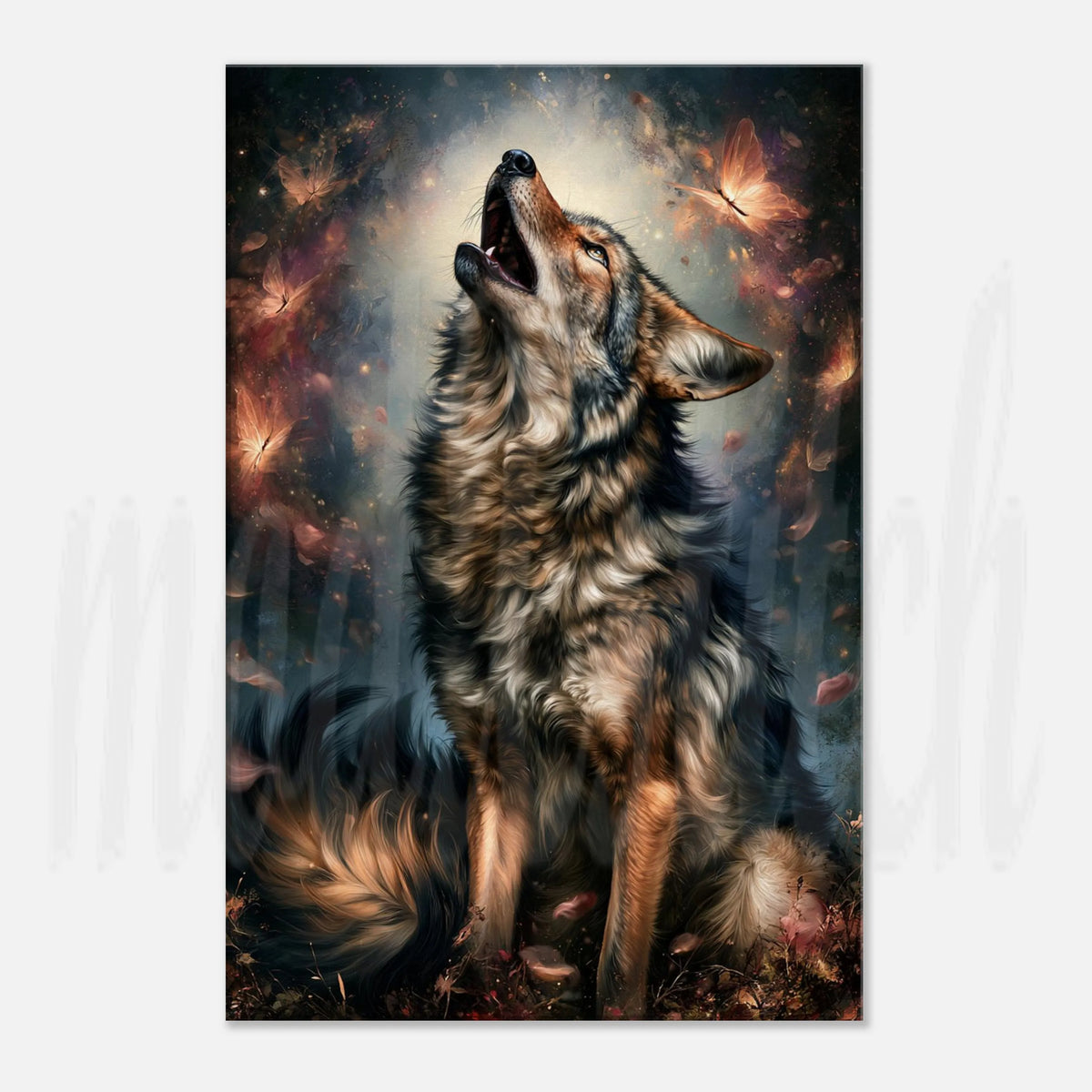Wolf of Autumn - Canvas  Wall Art