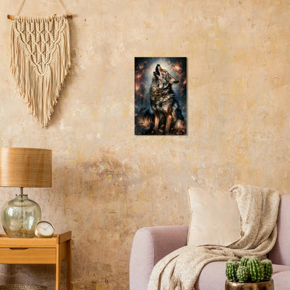 Wolf of Autumn - Canvas  Wall Art