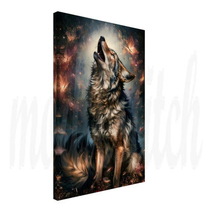 Wolf of Autumn - Canvas  Wall Art