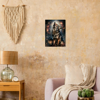 Wolf of Autumn - Canvas  Wall Art