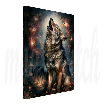 Wolf of Autumn - Canvas  Wall Art
