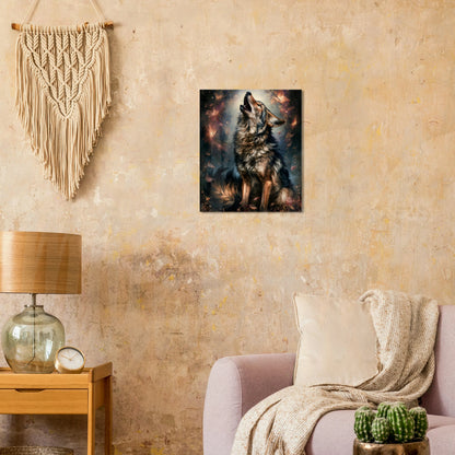 Wolf of Autumn - Canvas  Wall Art