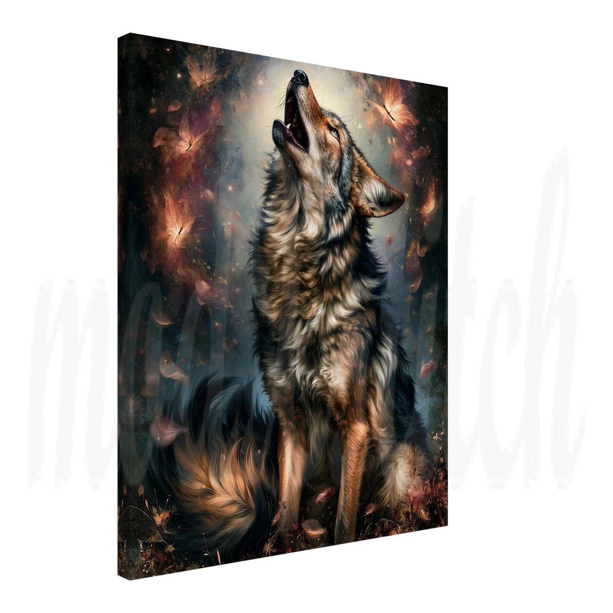 Wolf of Autumn - Canvas  Wall Art