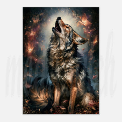 Wolf of Autumn - Canvas  Wall Art