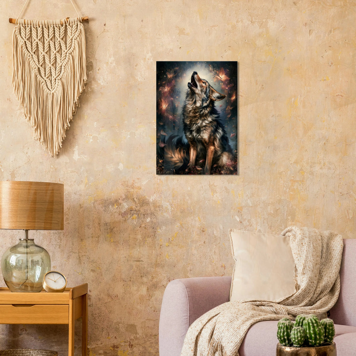Wolf of Autumn - Canvas  Wall Art