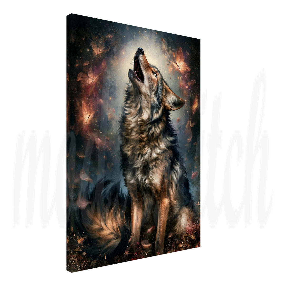 Wolf of Autumn - Canvas  Wall Art