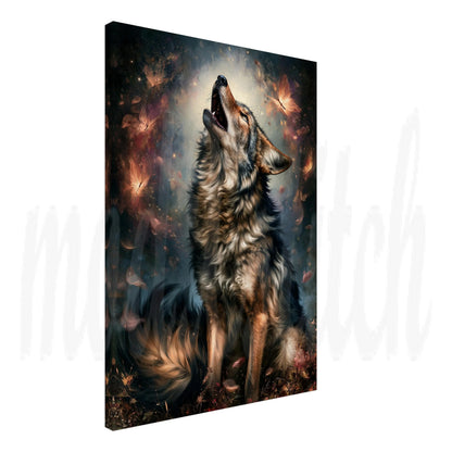 Wolf of Autumn - Canvas  Wall Art