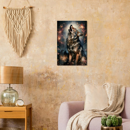 Wolf of Autumn - Canvas  Wall Art