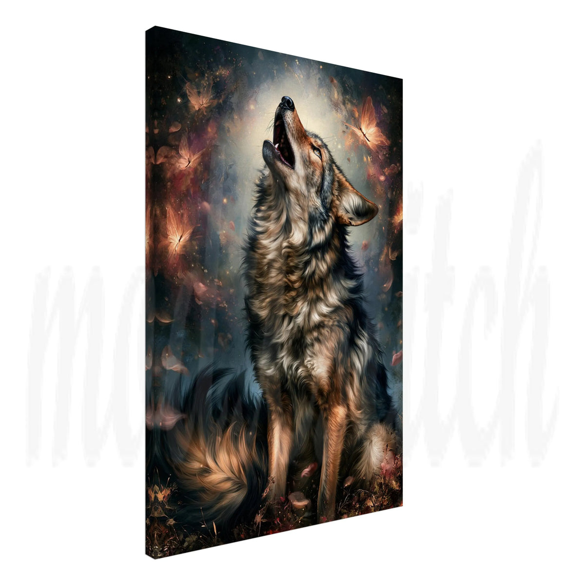 Wolf of Autumn - Canvas  Wall Art