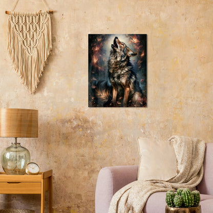 Wolf of Autumn - Canvas  Wall Art
