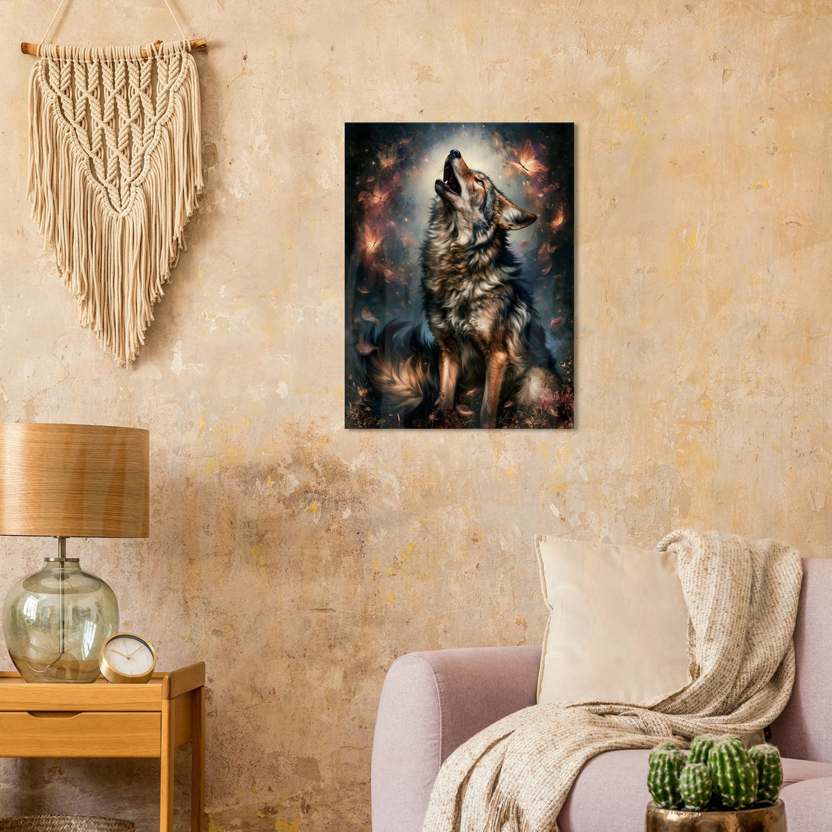 Wolf of Autumn - Canvas  Wall Art