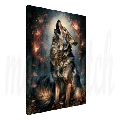 Wolf of Autumn - Canvas  Wall Art