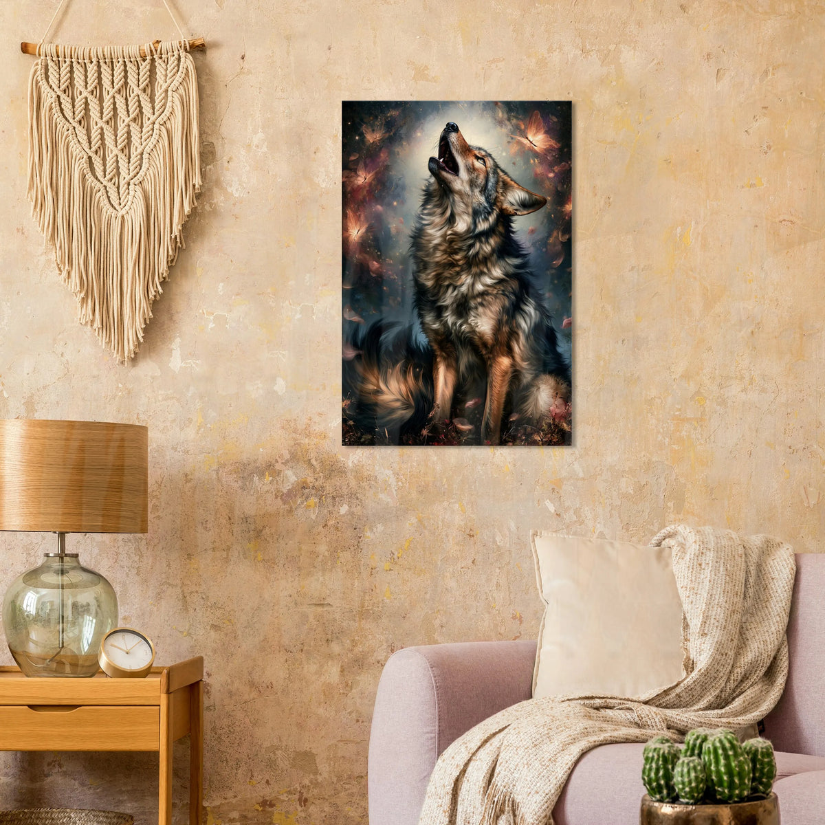 Wolf of Autumn - Canvas  Wall Art