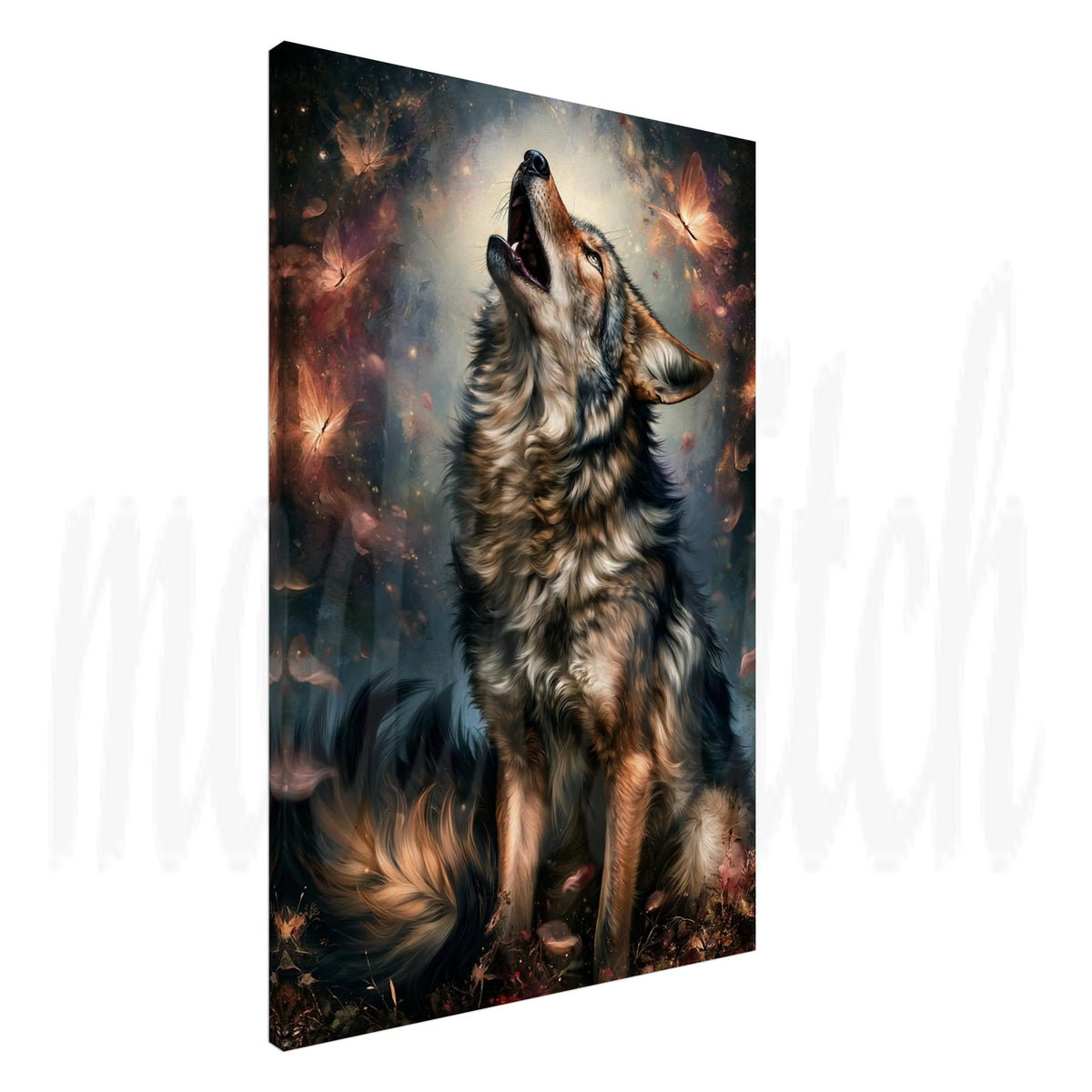 Wolf of Autumn - Canvas  Wall Art