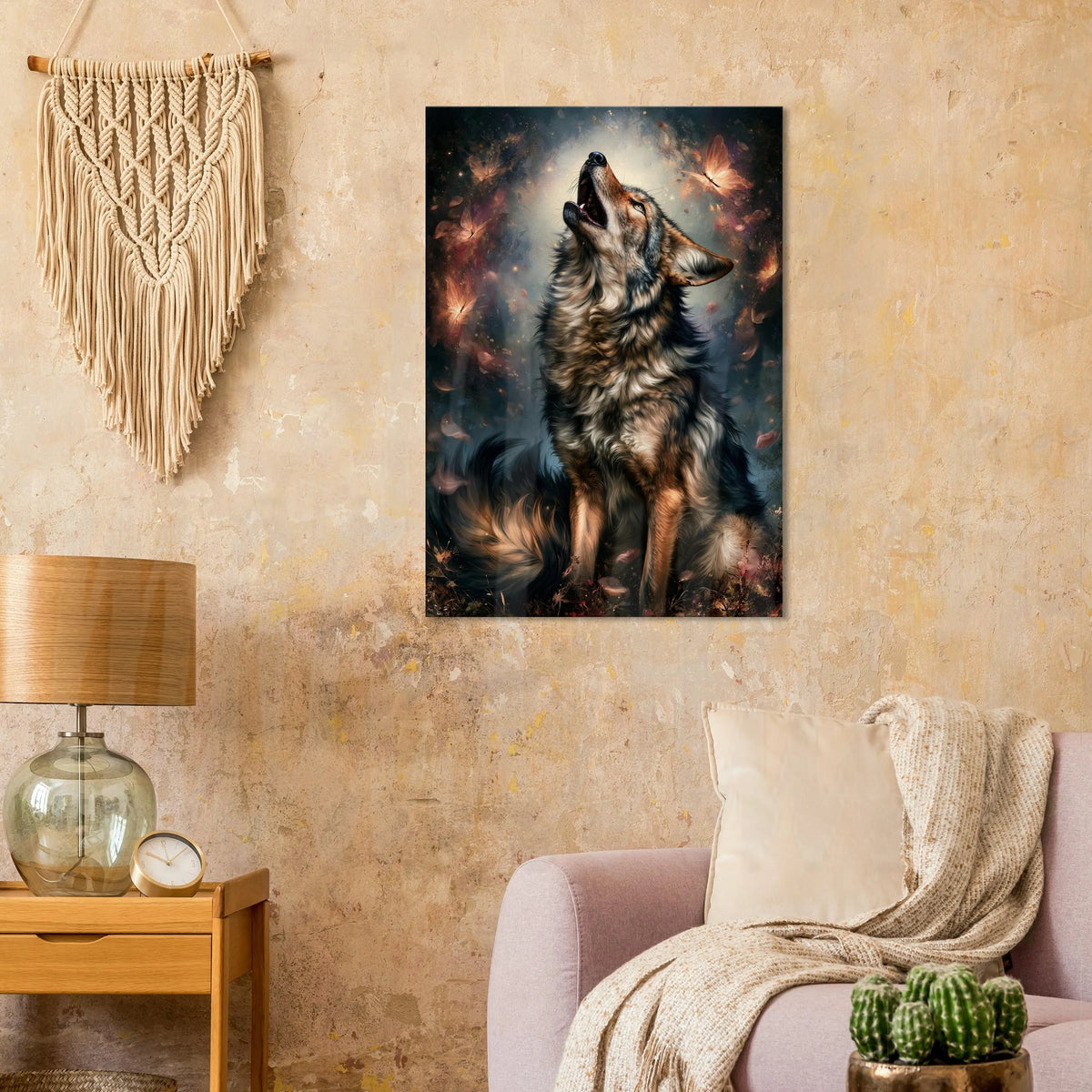 Wolf of Autumn - Canvas  Wall Art
