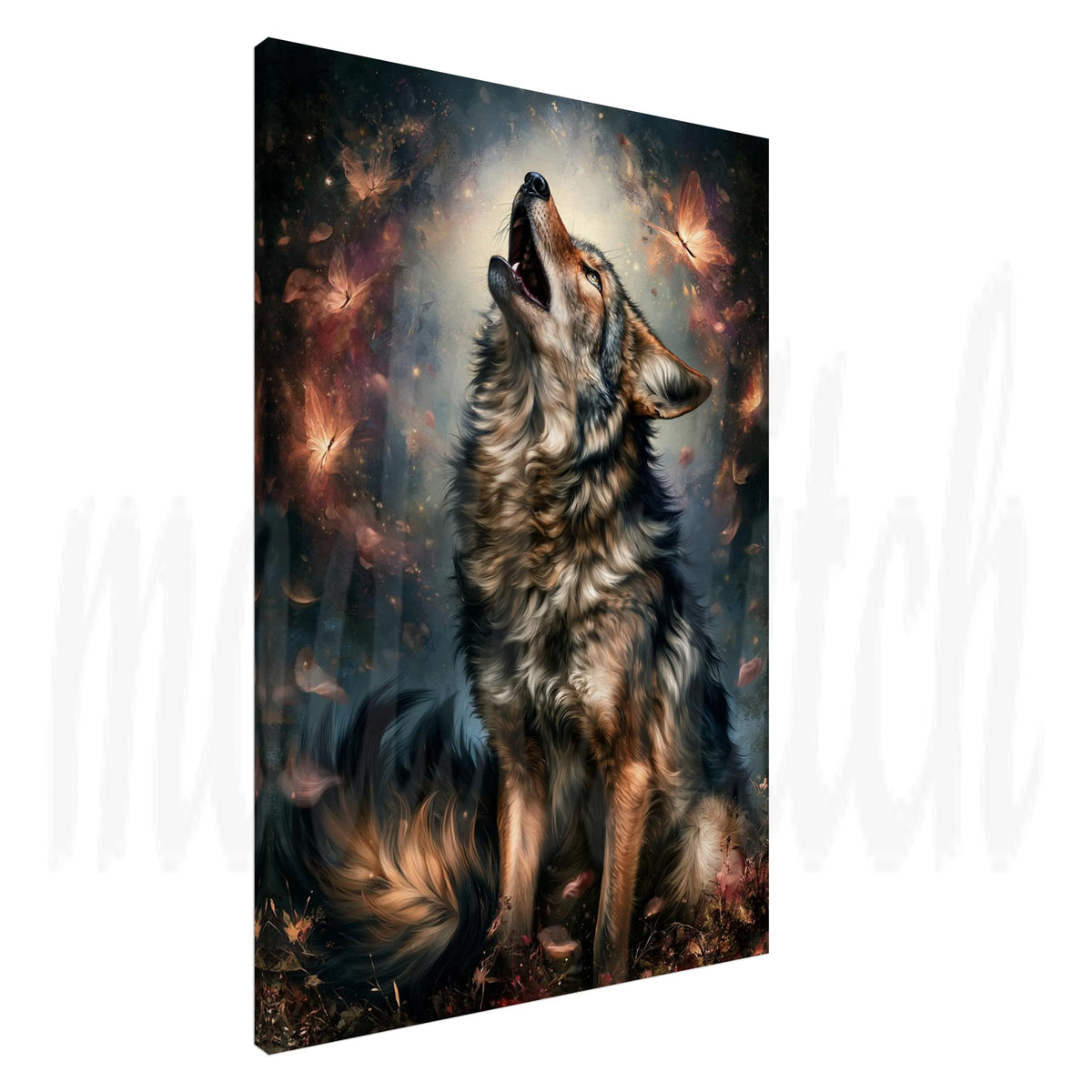 Wolf of Autumn - Canvas  Wall Art