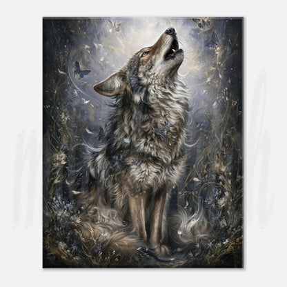 Wolf of Spring - Canvas  Wall Art