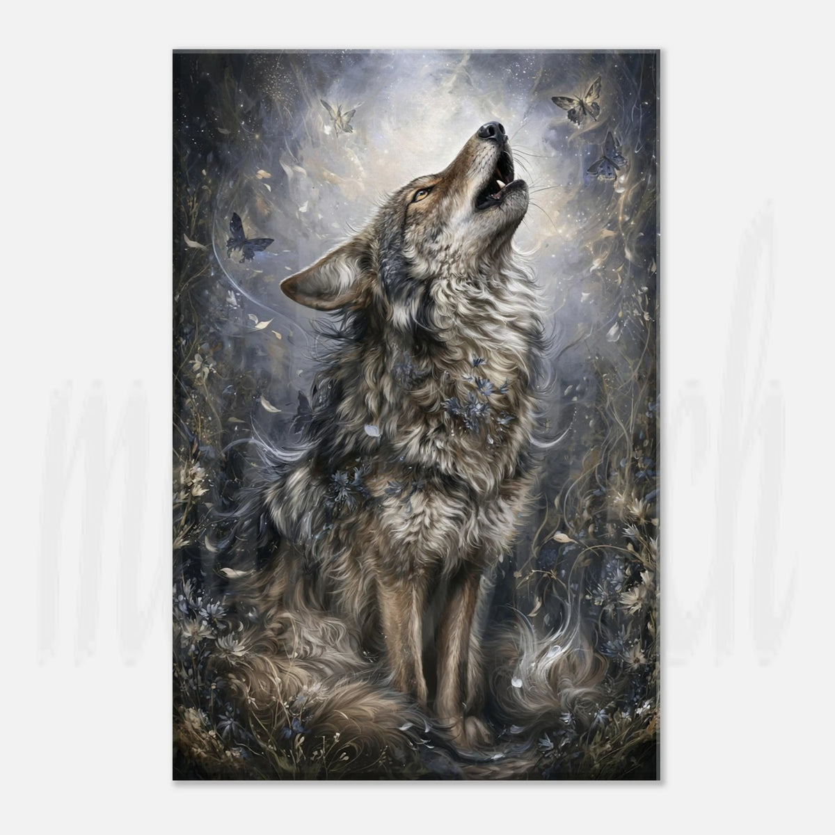 Wolf of Spring - Canvas  Wall Art