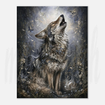 Wolf of Spring - Canvas  Wall Art